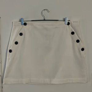BNWT Banana Republic White Mini Skirt
